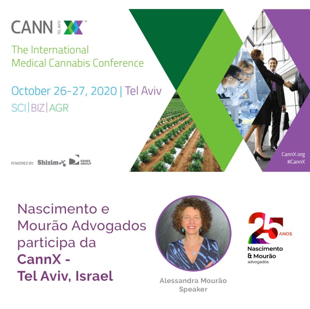 Nascimento e Mourão Advogados participa da CannX - Tel Aviv, Israel