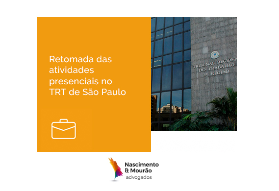 Retomada das atividades presenciais no TRT de São Paulo