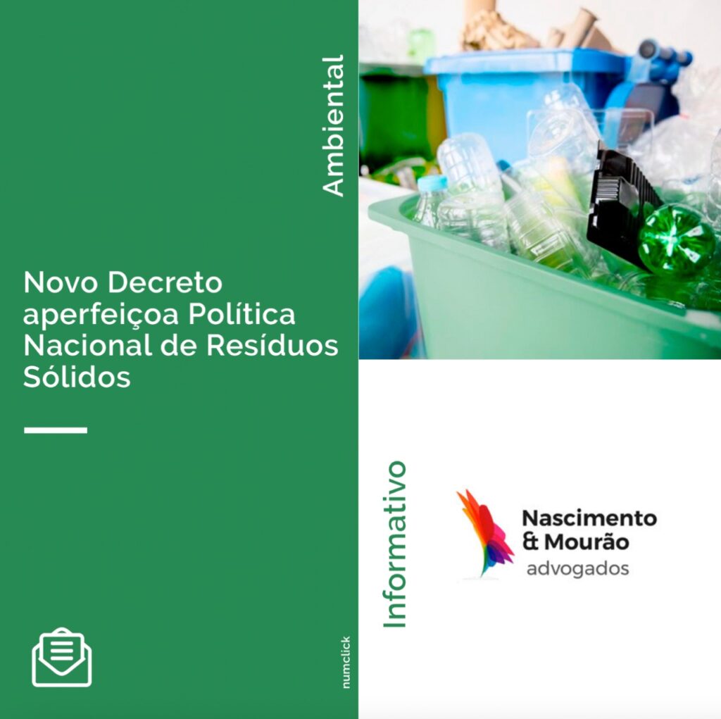 Novo Decreto aperfeiçoa Política Nacional de Resíduos Sólidos